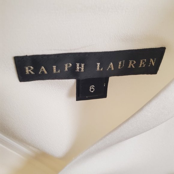 100% Silk Ralph Lauren BLACK LABEL Blouse - Picture 4 of 6